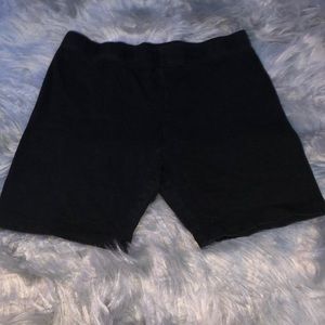 Wonder nation girls black legging shorts size 7-8